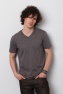 T-shirt Gildan Soft Style V-neck (1xDonkergrijs S beschikbaar)